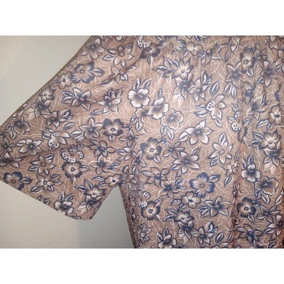 5/$25 60s Size A6 Muumuu House Coat Robe Dress MOD Flower Power Pockets Nightie - Picture 11 of 12